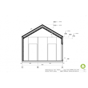 ARINGAS V10_A1 33 m² - ištisus metus naudojamas skydinis namelis