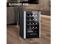 Vyno/alaus šaldytuvas su elegantiška estetika