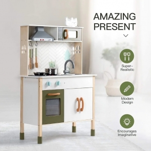 Nauja Robud vaikiška medinė virtuvėlė 